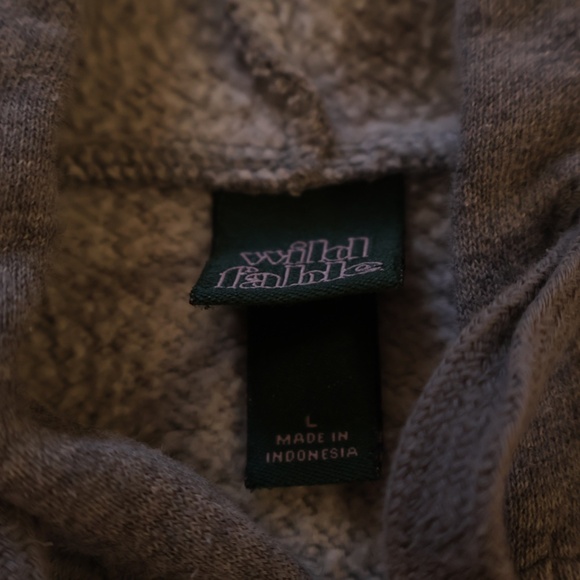 Wild Fable Cropped Grey Zip Up Hoodie - Picture 2 of 2